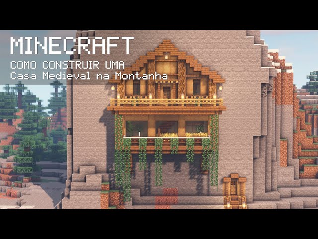 Mountain House/Casa na Montanha - Minecraft Tutorial #Minecraft