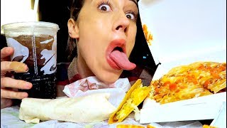 TACO BELL MUKBANG & PRANK CALLING 99¢ STORE!