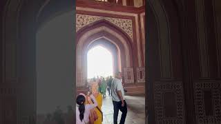 Magic gate in Taj Mahal #feed #shortsvideo #india #indianvlogger  #tajmahal