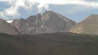 Timelapse from webcam at Rocky Mountain National Park, view from Longs Peak, 2013-02-04