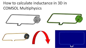 How to calculate inductance in 3D in COMSOL Multiphysics