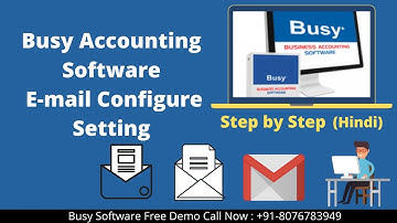 Busy E-mail configure setting complete step by step in Hindi Call for Free Demo +91-8076783949