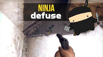 CS:GO Ninja defuse without a kit!