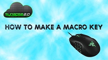 How to make a Macro Key for your mouse (Razer)