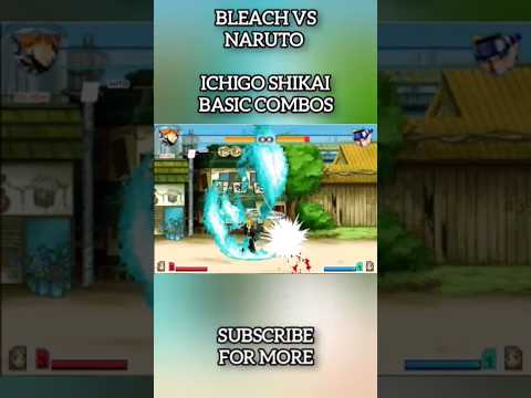 Shikai Ichigo Basic Combos - Bleach vs Naruto 2.6 #bleachvsnaruto #ichigo #jukicombos @JukiCombo