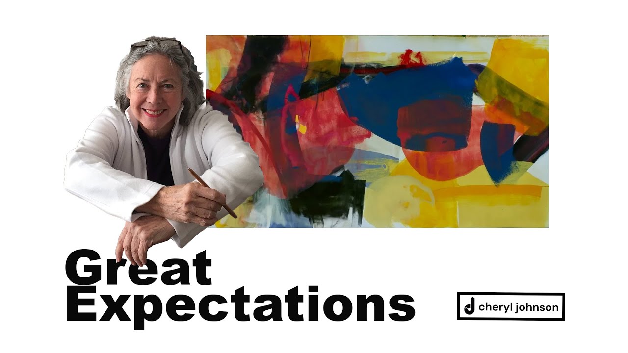 Great Expectations-Behind the Scenes- Cheryl Johnson Abstract Art