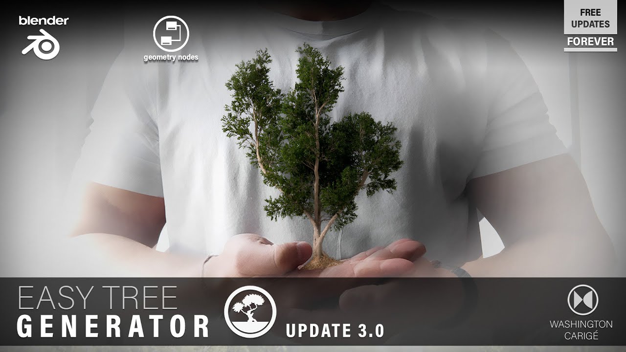 Easy Tree Generator Update 03 - Tutorial - YouTube