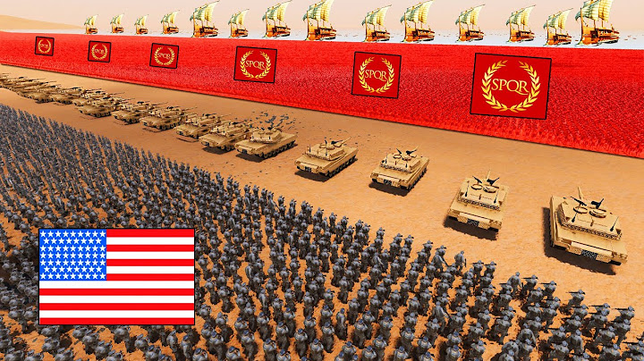 Moderní plážová obrana US ARMY VS 7 000 000 ŘÍMSKÁ ARMÁDA! - UEBS 2: Ultimate Epic Battle Simulator 2