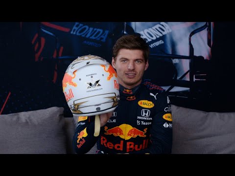 Max Verstappen reveals his 2022 helmet