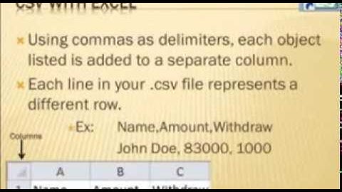 24 - What is CSV