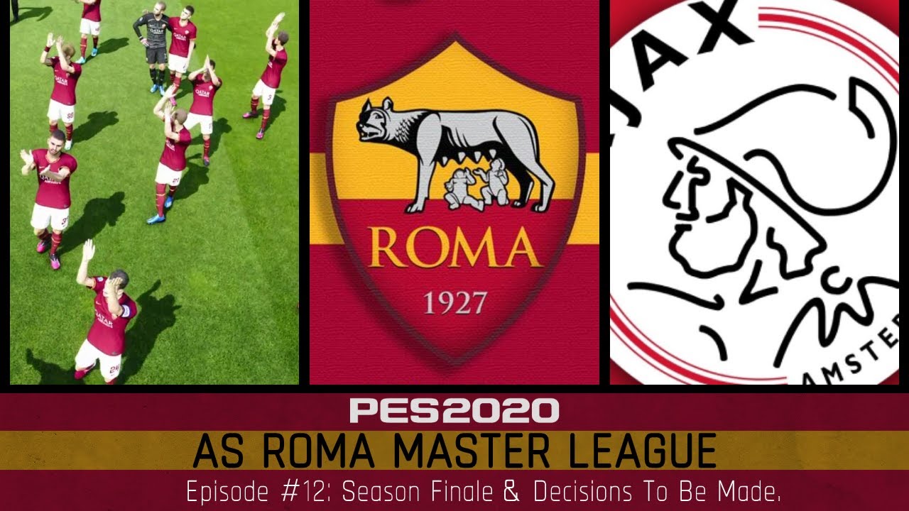 eFootball PES 2020 | AS Roma Master League #12 | SEASON FINALE