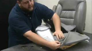 2 OF 3  9599 CHEVY CHEVROLET DRIVER BOTTOM LEATHER INSTALLATION VIDEO SERIES FROM THE SEAT SHOP
