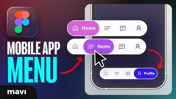 Create an Interactive App Navigation Menu in Figma