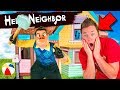 Hello Neighbour IN REAL LIFE!! Box FORT ESCAPE Room (HIDE AND SEEK CHALLENGE)