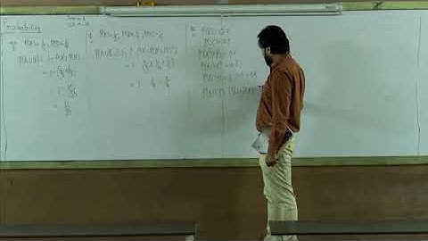 PROBABILITY -PROF.  NIRAV PANDYA