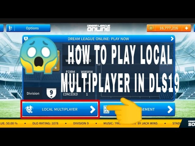 HOW TO PLAY LOCAL MULTIPLAYER IN DLS19 NO INTERNET?😕😃 class=