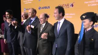 Highlights First A350 Xwb Delivery To Qatar Airways