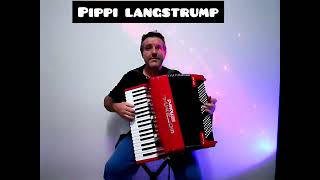 Pippi Langstrump. Pippi Calzaslargas Cover With Accordion.