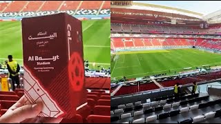 قطر الآن .. توزيع الهدايا علي الجماهير في المدرجات قبل افتتاح مونديال قطر 2022 في  