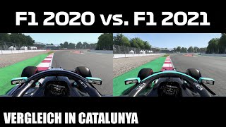 F1 2020 vs. F1 2021 Vergleich in Catalunya | Formel 1 2021 Guide Video