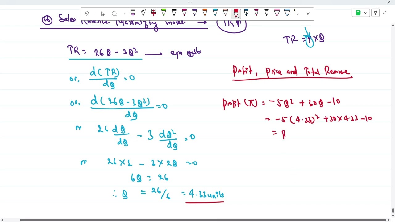 Numerical from Book Part-3 | Managerial Economics Chapter 1 | MBS 1st Semester TU | Day 9