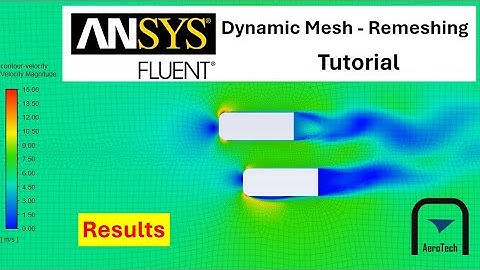 [CFD] Dynamic mesh - Remeshing | Overtaking process (ANSYS Fluent 2022R2)