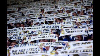 Marching on together (leeds vs Norwich)!!! 💙🤍💛