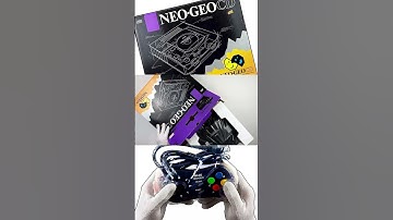 Unboxing Neo Geo CD New Sealed - Retro Console Arcade - #videogames #shortgame #asmrtapping