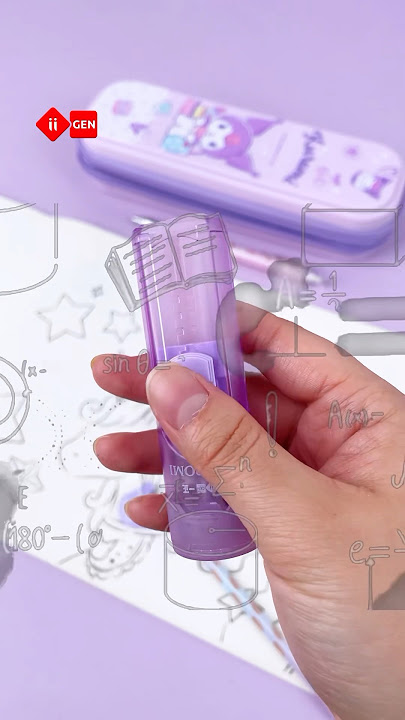 Eraser & pencil sharpener #iigen #cute #stationery #kawaii #shorts #viral #sanrio