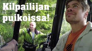 Panu tuli ensiharventamaan ja Paavo pääsi kokeilemaan Roopen konetta