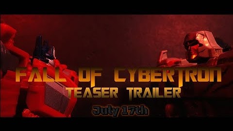 Fall of cybertron recreation trailer teaser . I Transformers Stop-Motion I