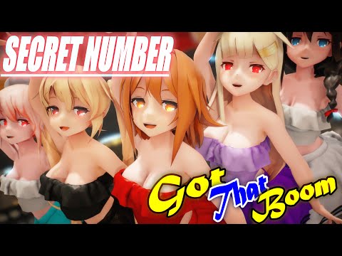 【MMD】白露型でSECRET NUMBER - Got That Boom【4K】【艦これ】【カメラ配布/Camera DL】