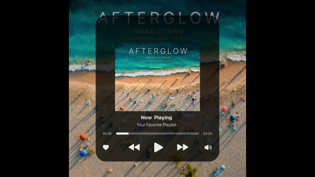 Afterglow OUT 10 May 10 Pre-save now be the first to feel it#TropicalHouse #DeepHouse #anasotman