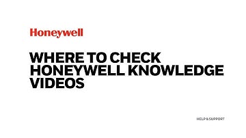 Where to Check Honeywell Knowledge Videos
