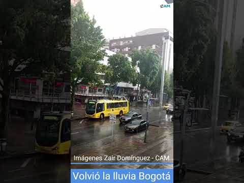 Volvió la lluvia a Bogotá