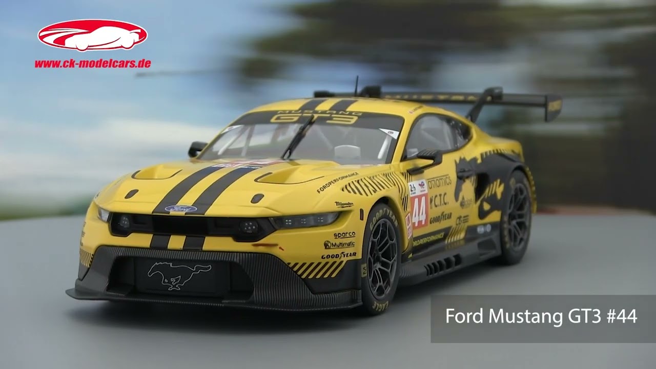 Ixo 1:18 Ford Mustang GT3 #44 24h LeMans 2024 Proton Competition
