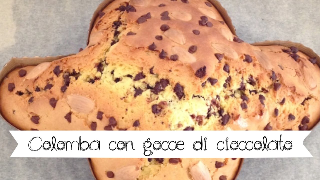 Colomba con gocce di cioccolato | Easter cake