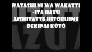 wakatte-ita hazu w/ lyrics