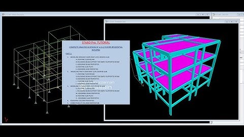 COMPLETE ANALYSIS & DESIGN OF A G+2 FLOORS RESIDENTIAL BUILDING PART-2