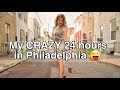 vlog My CRAZY 24 Hours in Philadelphia
