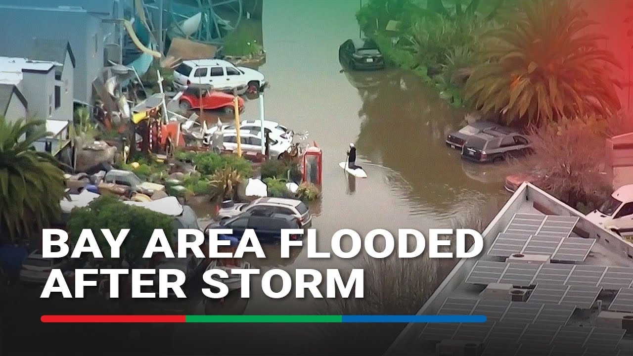 Bay Area streets underwater as storm triggers coastal flood warning ...