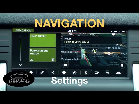 How to Set Up Land Rover Navigation - Here Map