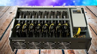🔴LIVE - Let's Build a GPU Mining Rig Together In A PoloMiner Pro Server Case
