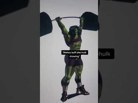 Mummy She Hulk Shorts Shehulk Marvel Art Artist 