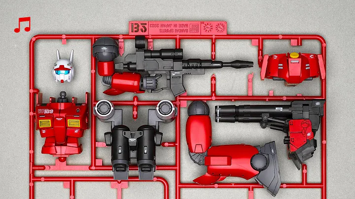 ♪Build: RX-77-02 Guncannon | Cucuruz Doan's Island | Satisfying beat building | Speed build