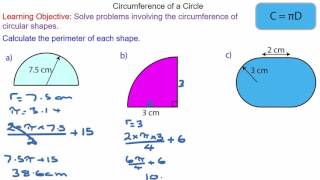 Circumference of Circles Problems