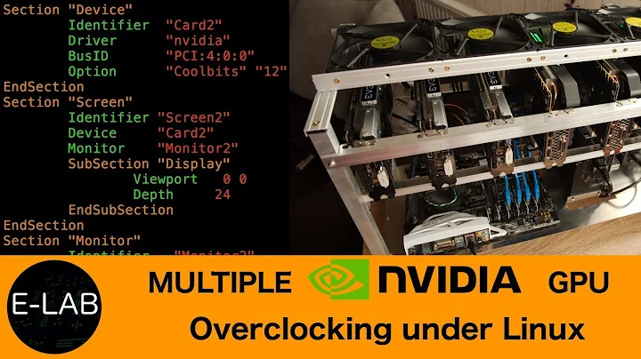 Overclocking multiple Nvidia GPU under Linux