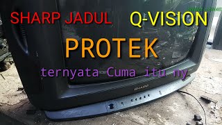 Tv Sharp jadul Q-vision protek
