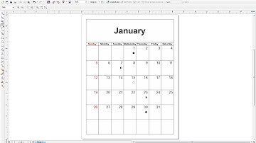 CorelDRAW X6 Tutorial : How to create a custom calender