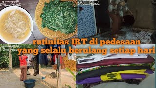 Rutinitas Pagi Hari‼️Masak Menu Sederhana‼️Bersih-Bersih‼️Jemur Baju‼️Nyetrika Baju